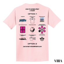 Load image into Gallery viewer, HOW TO SCREEN PRINT A PINK T-SHIRT

